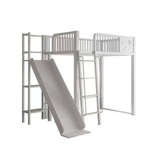 Letto <span class=keywords><strong>a</strong></span> Castello per Bambini <span class=keywords><strong>a</strong></span> <span class=keywords><strong>Due</strong></span> Piani, Ecologico, con Scivolo, Design Italiano <span class=keywords><strong>a</strong></span> Mezza Altezza, Portatile per Camera da Letto/Soggiorno - Product Image 1