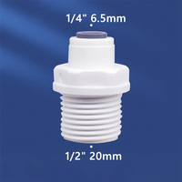POM 1/4" OD buis naar 3/8" mannelijke schroefdraad adapter push-to-connect rechte koppeling snelkoppelingen voor waterzuiveraar