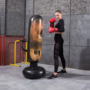 Sac de frappe gonflable autoportant de nouveaux modèles pour la <span class=keywords><strong>boxe</strong></span> remplie d'air en PVC de sport pour la pratique - Product Image 6