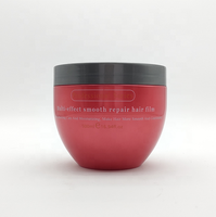 OEM ODM Vente en gros Emballage cosmétique de 500ml Pot de conditionneur de cheveux Récipient de crème vide Pot de soin des cheveux en plastique
