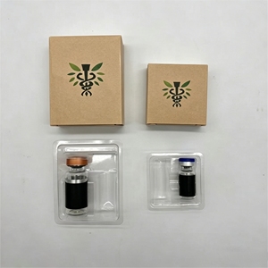 OEM 펩타이드 포장 상자 2ml 3ml 10ml 크라프트지 냉동 보관 가능 로트 번호 포함 개인 상표 도매 가격 - Product Image 1