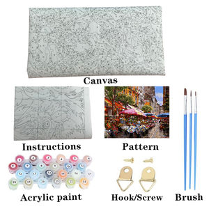 Pintura personalizada por números, impresión en <span class=keywords><strong>lienzo</strong></span>, pintura <span class=keywords><strong>al</strong></span> óleo acrílica Diy por número <span class=keywords><strong>para</strong></span> pared de habitación, venta <span class=keywords><strong>al</strong></span> por mayor - Product Image 4