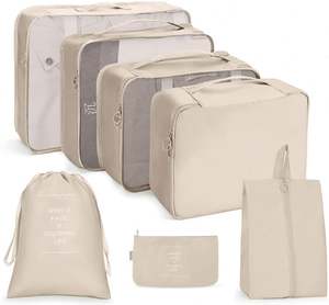 7 Set Packing <b>Cubes</b> Travel Luggage Packing Organizers - Product Image 1