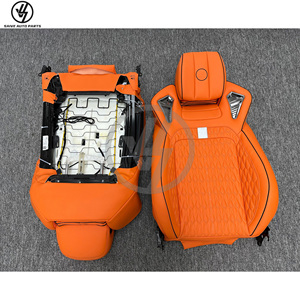 Carracing - Juego de 2 Asientos de Carreras de Cuero de Lujo Estilo B, Impermeables, para Mercedes Benz Clase G W464 G500 AMG G63 G580 G450 2019-2024 - Product Image 4