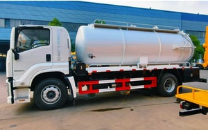 Camion-citerne <span class=keywords><strong>à</strong></span> vide ISUZU GIGA 4x2 de 12 000 litres (15 m³) pour l'aspiration des <span class=keywords><strong>eaux</strong></span> <span class=keywords><strong>usées</strong></span>, le nettoyage des égouts et le vidage des fosses septiques - Product Image 5