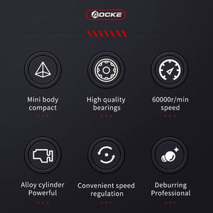 เครื่องลบคมลม AOCKE AX207S เครื่องลบคมโลหะ เครื่องตัดแต่งมุมโค้ง - Product Image 3