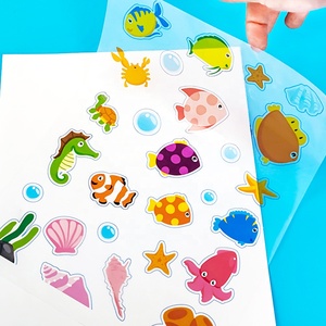 Full Color Crystalcode <strong>Transparent</strong> Custom Printing Adhesive <strong>A4</strong> Vinyl Paper Clear Sticker Sheet