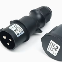 Connecteur d'alimentation industriel 16A 3 broches IP44, ensemble prise et fiche 220-250V, type mâle-femelle T735B T736B pour éclairage de scène