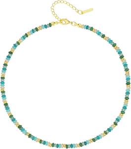 Collier en pierre naturelle Abacus Amazonite Orange Aventurine collier <span class=keywords><strong>de</strong></span> perles à la mode bijoux délicats pour femmes filles cadeau d'anniversaire - Product Image 2