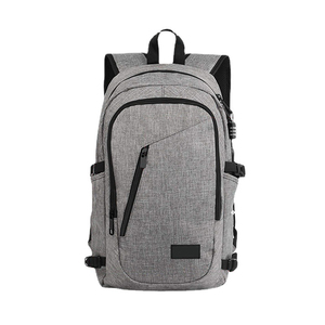 Sac à dos d'extérieur <span class=keywords><strong>Lounge</strong></span> <span class=keywords><strong>Fly</strong></span> personnalisé pour homme imperméable et léger en toile et cuir avec accès USB aspect lavé - Product Image 1