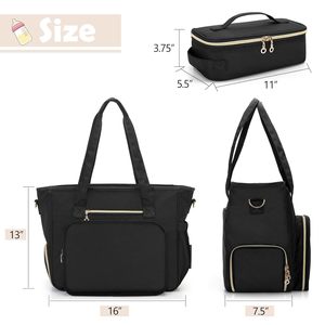 Sac de transport OEM pour <span class=keywords><strong>tire</strong></span>-<span class=keywords><strong>lait</strong></span> portable avec compartiment isotherme et pochette pour ordinateur portable, compatible avec Momcozy S12 Pro/M5, <span class=keywords><strong>Elvie</strong></span> pour les mamans actives - Product Image 6