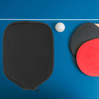 Housse de protection personnalisée en néoprène pour raquette de pickleball, étanche, antichoc, avec fermeture éclair, sac de transport portable pour raquette