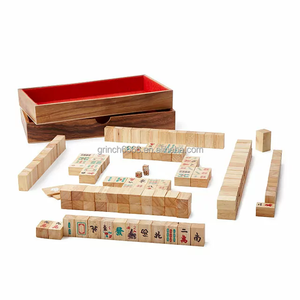 Set di giochi MahJong in <span class=keywords><strong>legno</strong></span> artigianale - Product Image 1