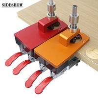 Guide de perçage de trous de charnière 35 mm pour le travail du bois avec fixation, outils de perçage pour portes et armoires