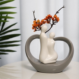 Moderno <span class=keywords><strong>design</strong></span> creativo ornamenti di ceramica porcellana casa decorazione di cerimonia nuziale accessorio per il regalo - Product Image 4