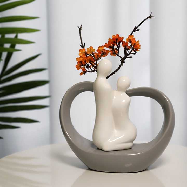 Modern Creative Design Ceramic Ornaments Porcelain Home Wedding Decoration Accessory for Gift