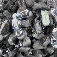 Chaussures de sécurité pour hommes à prix réduit, faible MOQ, chaussures de travail d'occasion de marque en bon état, chaussures de travail usagées