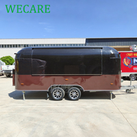 Remorque de restauration mobile WECARE certifiée COC, entièrement équipée, pour bar à expresso commercial, boissons et traiteur, cuisine mobile, food truck
