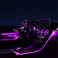 Accessoires intérieurs de voiture d'usine, éclairage ambiant, éclairage d'atmosphère, 12/64 couleurs pour Mercedes-Benz Classe C W205 GLC X253