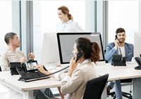 Yealink SIP T57W IP Telefon 7 İnç Renkli Dokunmatik Ekran Çift Bantlı WiFi USB 2.0 EXP50 Gelişmiş İş Telefonu