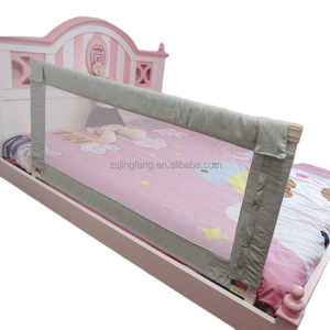 Barrière de lit bébé pliable en métal, installation facile, 3 positions réglables, barrière de sécurité pour enfant, clôture de lit pour enfant, barrière de lit bébé facile à installer - Product Image 3