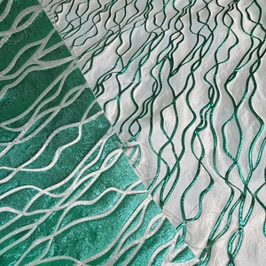 Textiles <strong>Supplier</strong> Polyester <strong>Fabric</strong> Designer <strong>Fabric</strong> Woven Jacquard Brocade <strong>Fabric</strong> for Dress Garment 3d Wave <strong>Pattern</strong> Jacquard - Product Image 4