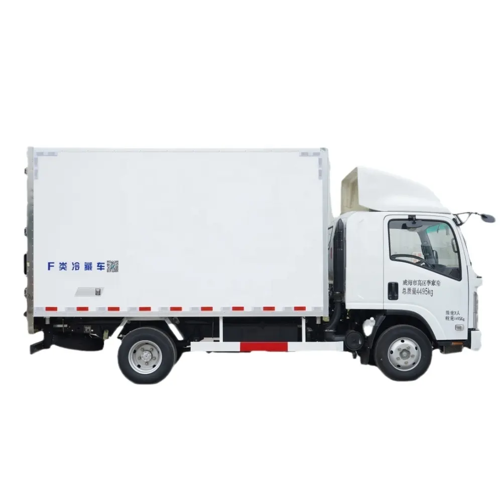 Isuzu 4x2 4.2m 3T 4T 5T Mini frigorifero refrigerato per celle frigorifere Cargo Van Trucks