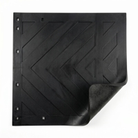 Bavettes de protection en caoutchouc massif pour camions, logo personnalisé, 24x24 pouces, pour semi-remorques, vente en gros, approvisionnement en vrac
