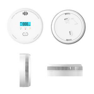 Détecteur <span class=keywords><strong>de</strong></span> fumée et <span class=keywords><strong>de</strong></span> CO sans fil <span class=keywords><strong>interconnecté</strong></span> EN14604, alarme incendie combinée avec avertissement sonore et lumineux et écran LCD pour la sécurité des usines - Product Image 6