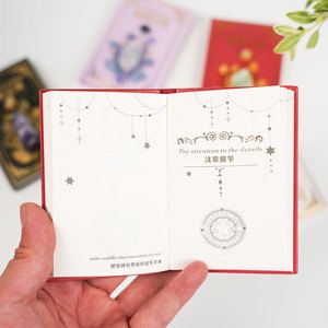 New Product Crystal Good Quality Portable Multi Material Answer <strong>Book</strong> with <strong>Heart</strong> and Point - Product Image 6