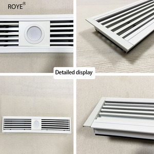 Tích hợp thiết bị điều hòa không khí trung tâm với Loại sản phẩm Cửa thoát khí louver lưới tản nhiệt đăng ký & lưới - Product Image 6