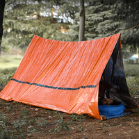 Tente de tube jetable d'urgence pour voyage