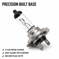 Bombilla Halógena H7 para Auto, 12V 55W, Temperatura de Color 3000K, 1550LM, para Autos Nuevos