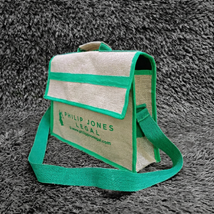 Premium Eco Friendly Unisex Jute Laptop <b>Bag</b> Customized Design Reusable Natural Fiber <b>Computer</b> Carry <b>Bag</b> for Office Work Travel - Product Image 1