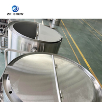 Système de brasserie artisanale de 100L, 200L, 300L avec cuve de fermentation sous pression en acier inoxydable 304 pour la fabrication de bière artisanale