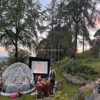 Tissu imperméable de projection large gonflable extérieure de l'écran de cinéma 10M pour des événements drive-in de cinéma