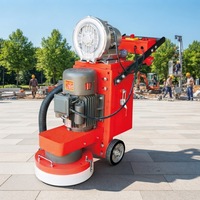 Machine de ponçage électrique pour sols en époxy avec disques diamantés, moteur pour le dégrossissage des sols en ciment et la préparation de bases époxy