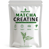 Agelwell Votre logo Échantillon gratuit Matcha Créatine Poudre Complément énergétique pour la musculation Sans avis Support échantillon