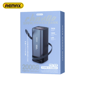 Cargador Portátil de 100W con Cable Telescópico Tipo-C, 20000mAh, Carga Rápida, FC-22, Doble USB - Product Image 4