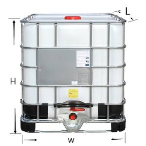 Réservoir IBC Cube <span class=keywords><strong>1000</strong></span> <span class=keywords><strong>Litres</strong></span> Réservoir IBC pour l'Alimentation Réservoir d'Eau Hydroponique - Product Image 1