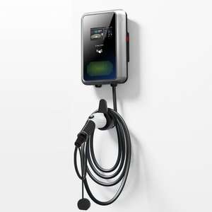 เครื่องชาร์จรถยน<span class=keywords><strong>ต</strong></span>์ไฟฟ้าแบบติดผนัง 7kW-22kW, 230V/400V ได้รับการรับรองมาตรฐาน CE/UL/FCC ชนิดที่ 2 OCPP1.6J IP65 หน้าจอ LCD 4.3 นิ้ว สำหรับใช้ในที่พักอาศัยและเชิงพาณิชย์ - Product Image 1