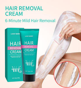 Crème Lotion Épilatoire <span class=keywords><strong>Semi</strong></span>-Permanente à Base de Plantes, Sans Cruauté Animale, pour le Corps et le Visage, Peaux Sensibles, Cible le Visage - Product Image 2