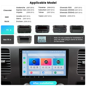 Dasaita Car Radio Stereo Carplay Android Screen <span class=keywords><strong>Chevrolet</strong></span> GMC Bulck Enclave 06-2014 Navigation Multimedia Audio Player Head Unit - Product Image 3