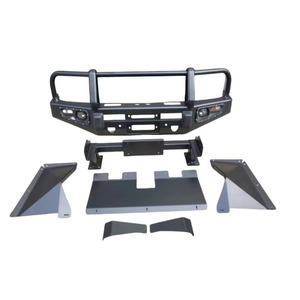 Kit Paraurti Anteriore in Acciaio Nero Verniciato per <span class=keywords><strong>Sport</strong></span> L320 05-11, con Fori per Gancio di Traino, Nuovo di Zecca - Product Image 1