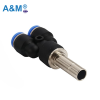 Manufacture Pyj Blance Y One Touch Push To Pneumatic Air Quick Connect Fitting Pneumatic Parts