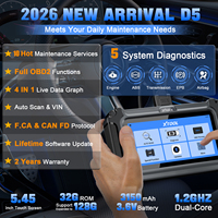Escáner de Diagnóstico OBD-II XTOOL D5 10+Reset en Stock en EE. UU. y la UE, Probador de Diagnóstico Xtool, Máquina de Diagnóstico Automotriz Multimarca para Todos los Autos