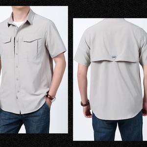 Chemise de pêche personnalisée, nouveau style, sublimation, UPF50+, respirante, séchage rapide, légère, multi-poches - Product Image 4