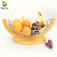 Meilleures ventes : Panier de présentation simple en bambou pour fruits et légumes, idéal pour la maison