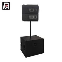 Système de sonorisation PA VRX-932 en bois - Son surround sans fil haute puissance 2000W avec commande vocale pour grands événements en extérieur