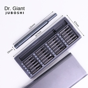 JUBOSHI 24 Trong 1 Bộ Tua Vít Chính Xác Tay Cầm Bằng Kim Loại Nhôm Từ Đầu-S2 Thép Bit Cho Điện Thoại Di Động Đồng Hồ dụng Cụ Sửa Chữa - Product Image 6